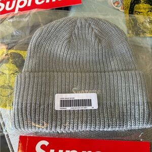 Supreme gauge beanie gray